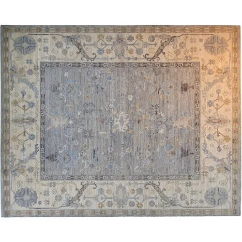 8'x10' Oushak Rug - Gray - F.J. Kashanian - Gray