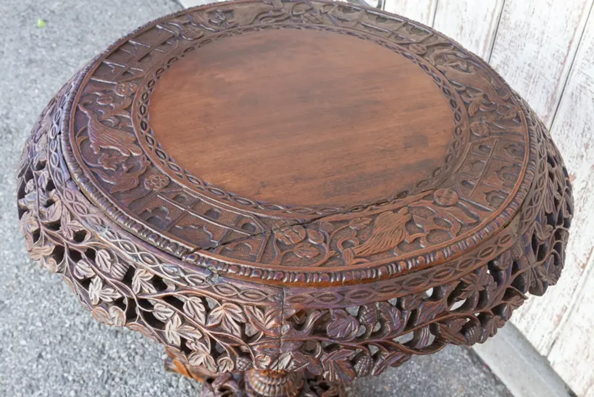 Anglo Indian Rosewood Center Table De Cor Brown One Kings Lane ...