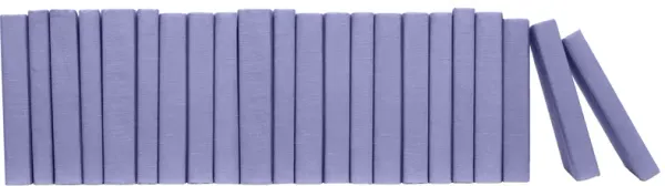 Linen Wrapped Books by the Foot, Light Very Peri