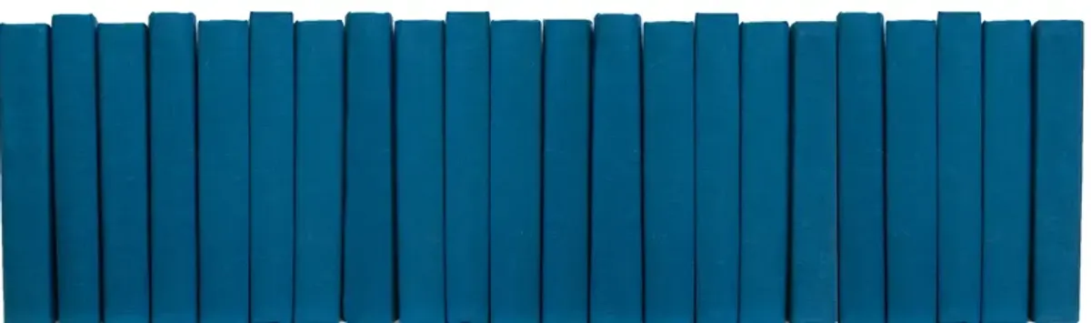 Linen Wrapped Books by the Foot, Blue Spruce