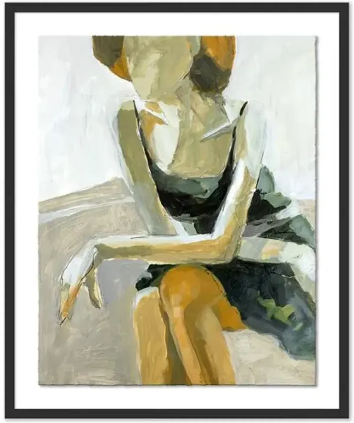 Jane Feil - Daniella Drawing - Black