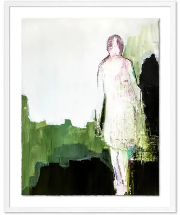 Jane Feil - Mary Drawing - White