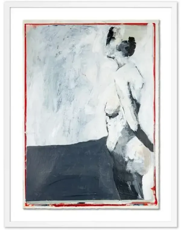 Jane Feil - Louise Drawing - White