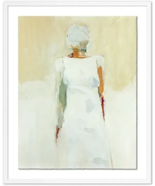 Jane Feil - Julia Drawing - White