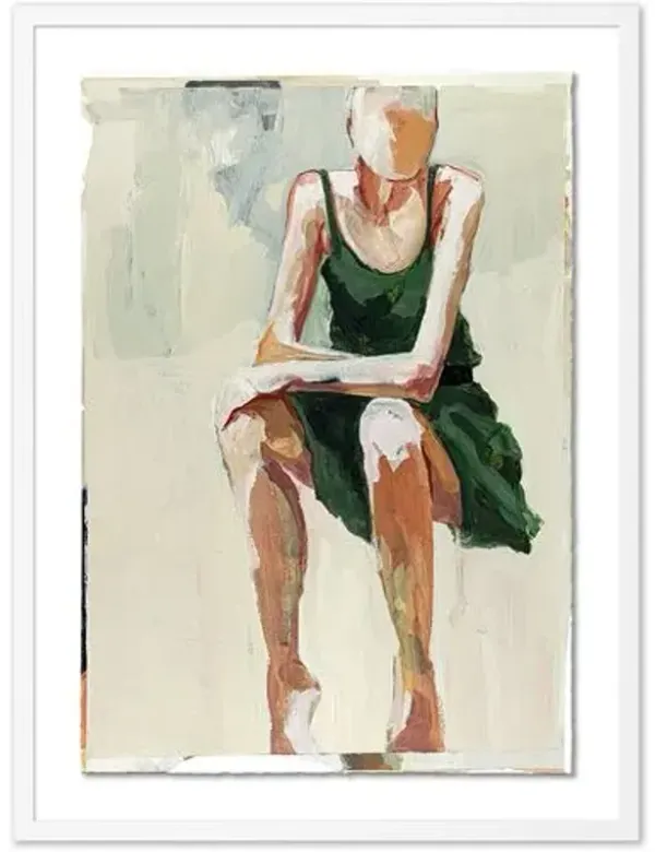 Jane Feil - Emma Drawing - White