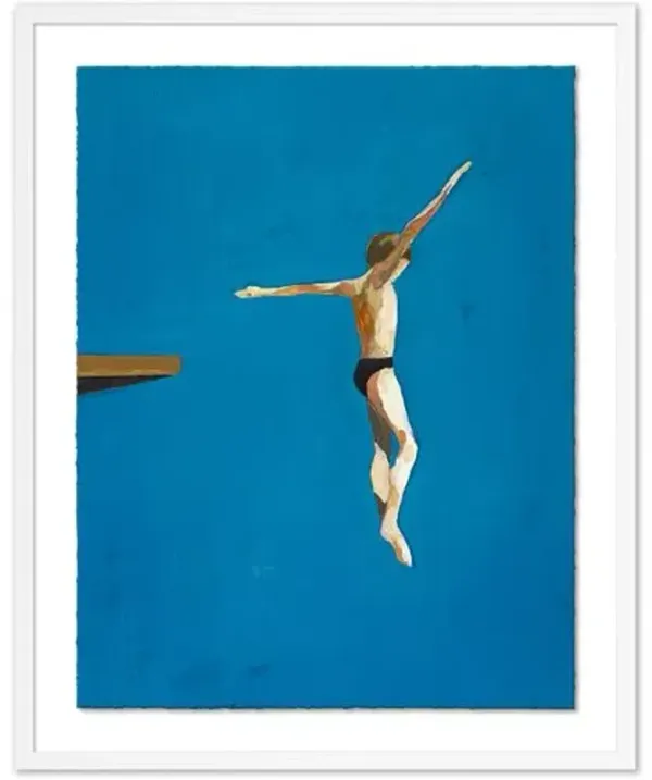 Jane Feil - Aaron Drawing - White