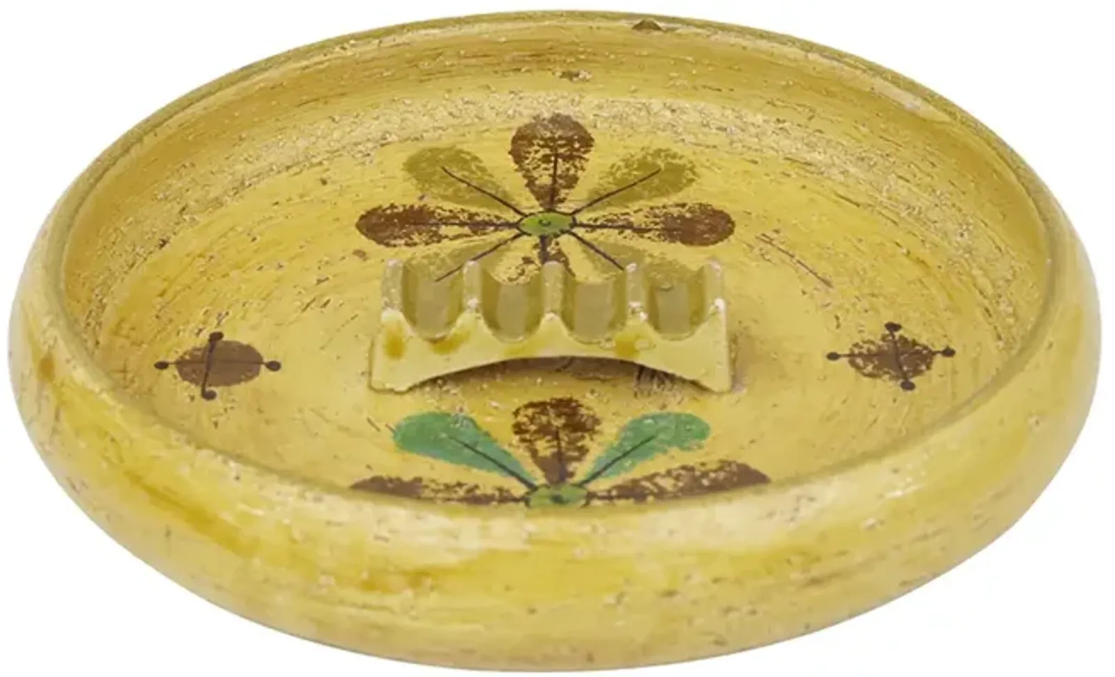 Aldo Londi for Bitossi Ceramic Ashtray - Interesting Things - Yellow