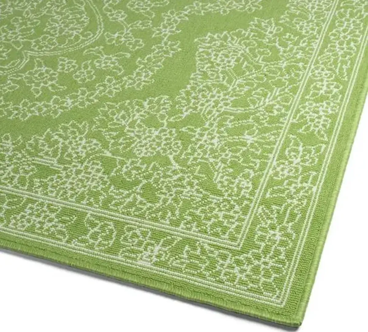 Shaili Outdoor Rug - Lime Green - Green