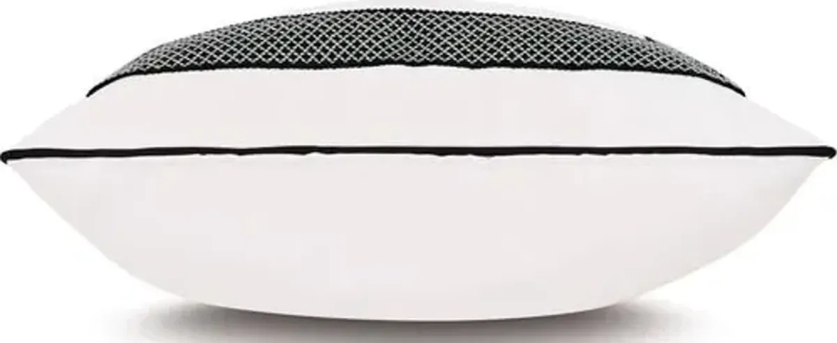 Willa Outdoor 20x20 Pillow - White/Black