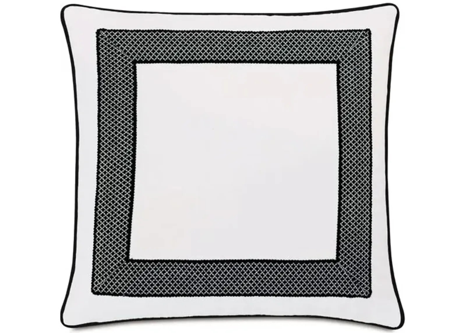 Willa Outdoor 20x20 Pillow - White/Black