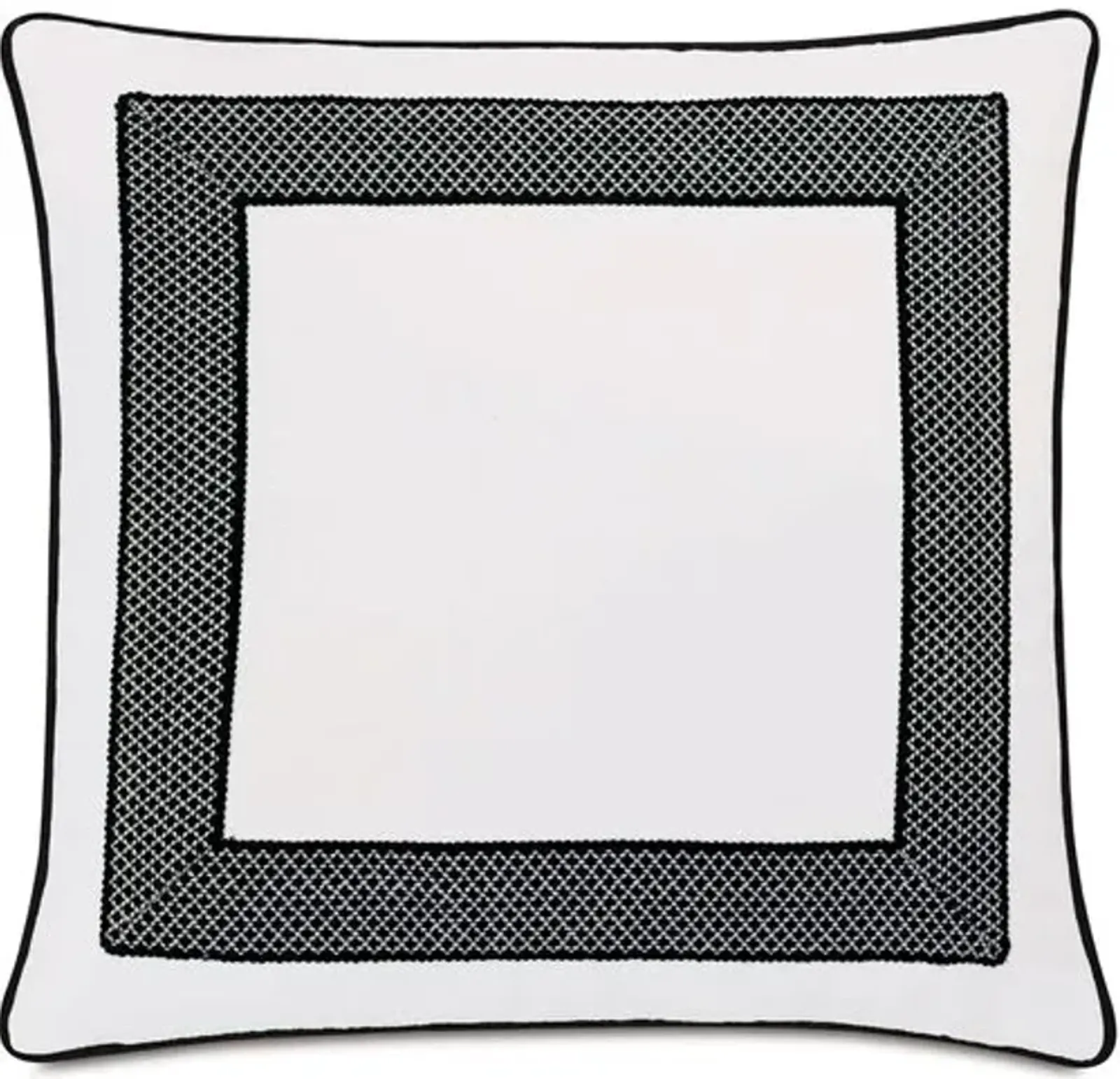 Willa Outdoor 20x20 Pillow - White/Black