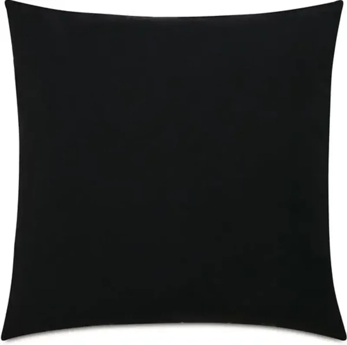 Zuri 20x20 Outdoor Pillow - Black/White