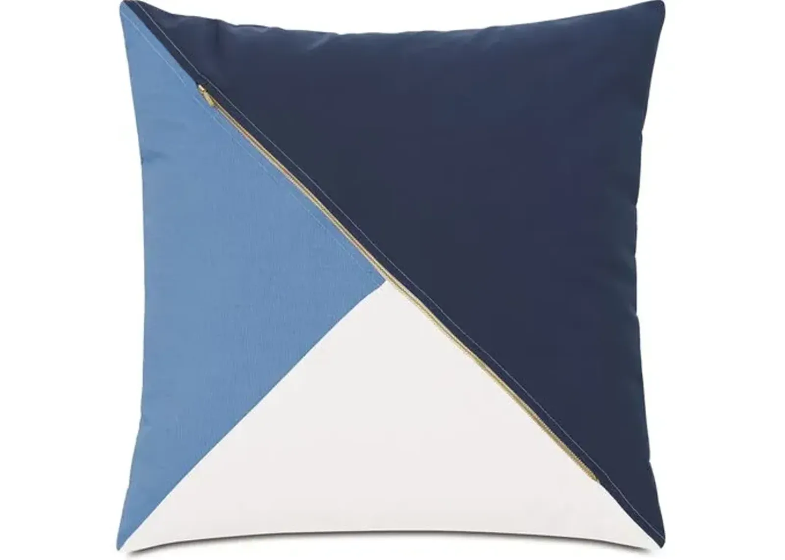 Kruz 20x20 Outdoor Pillow - Blue/White