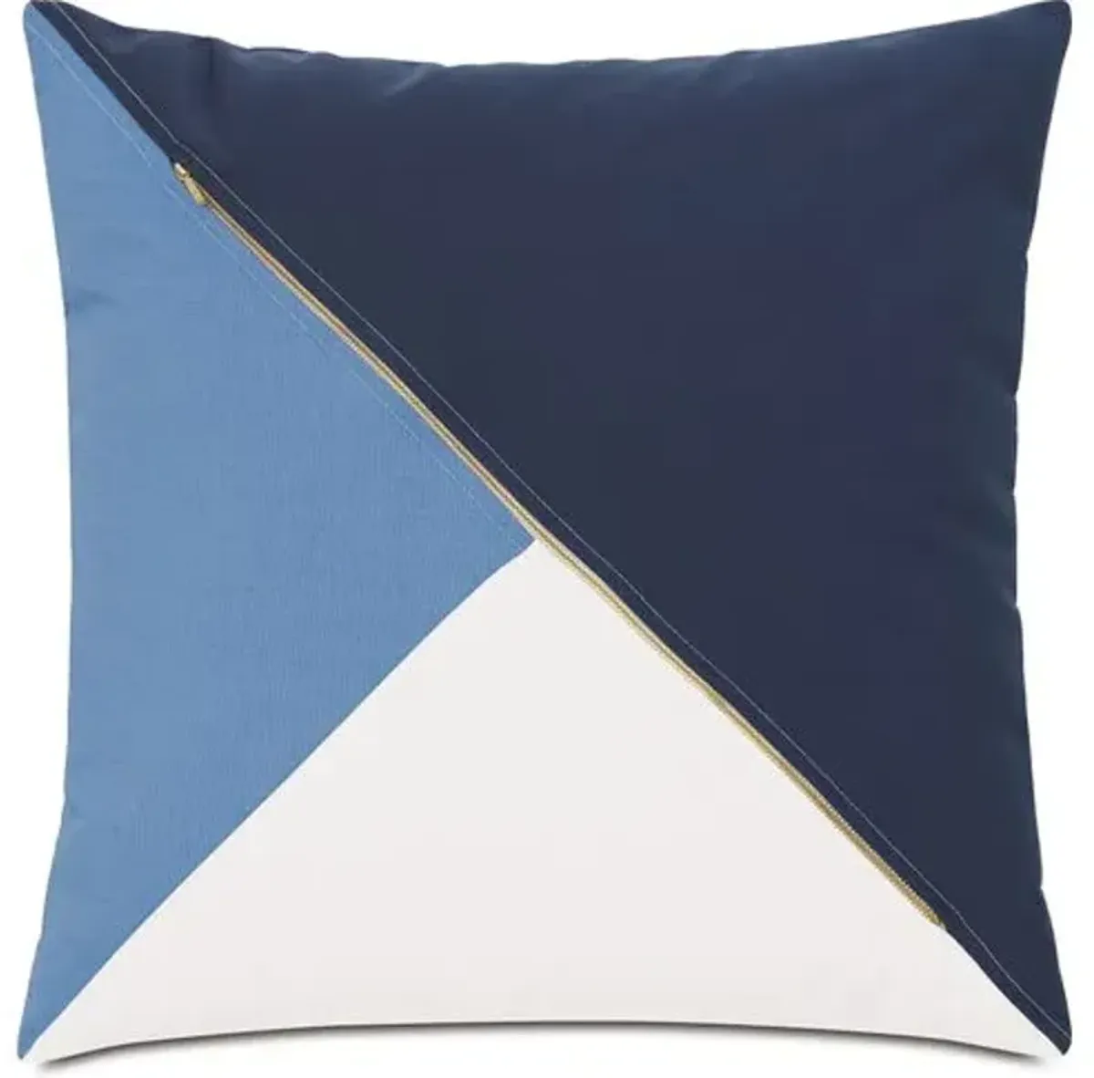 Kruz 20x20 Outdoor Pillow - Blue/White