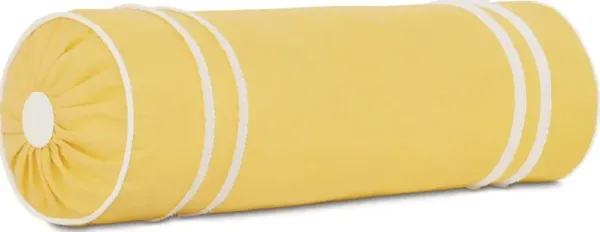Bree 9x24 Outdoor Bolster Pillow, Yellow