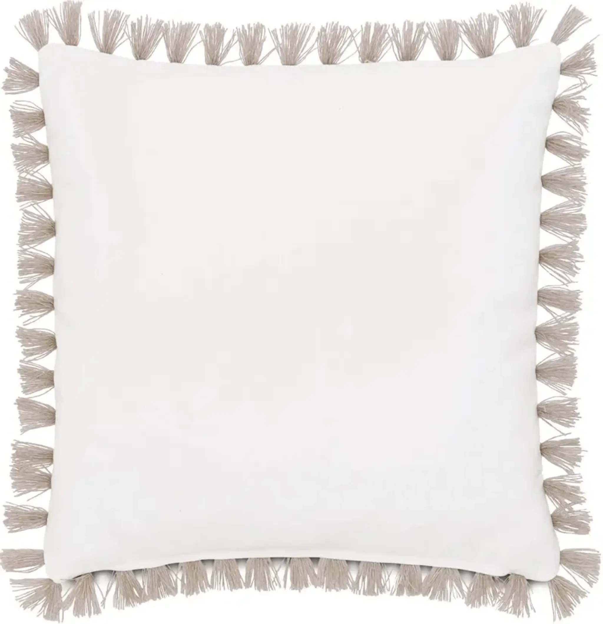 Pinatte 20x20 Outdoor Pillow, Green/White | Furniture.com