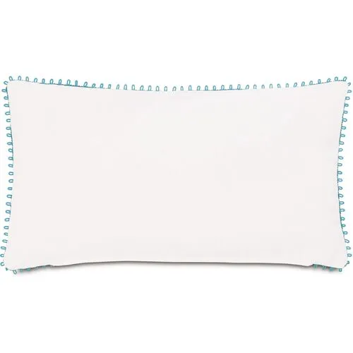 Costa 13x22 Outdoor Lumbar Pillow - Blue/White