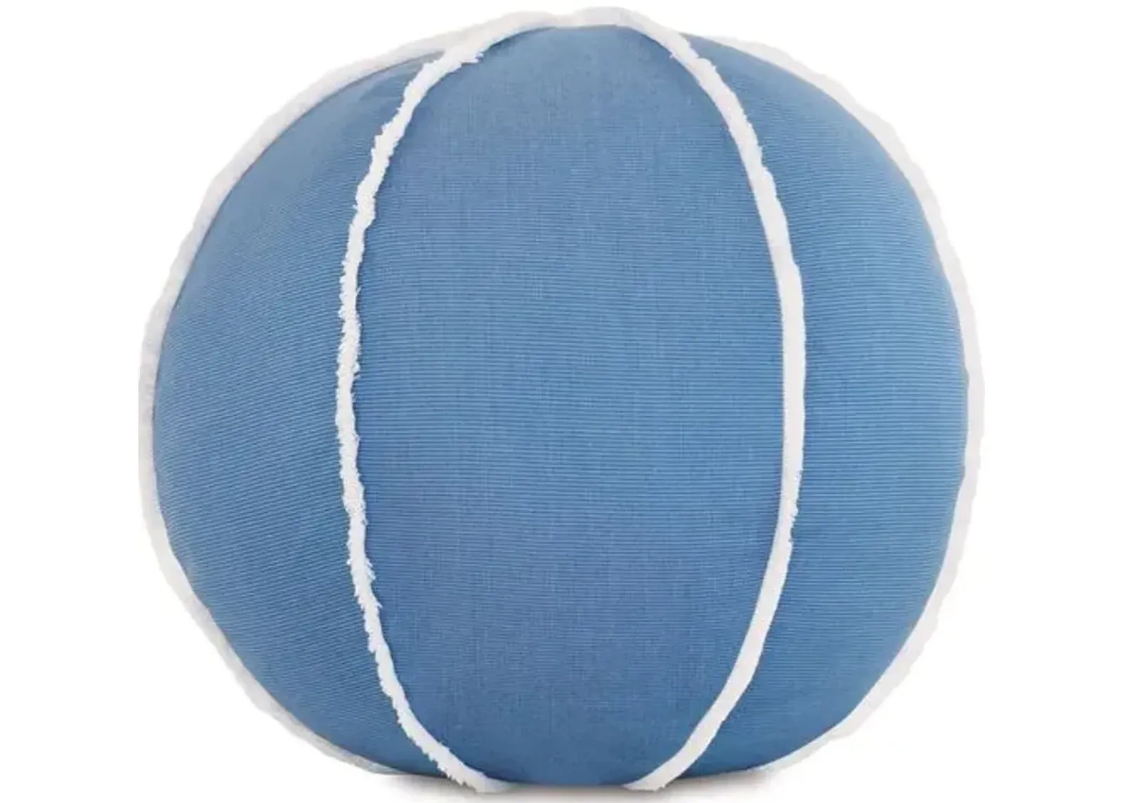 Lilo 12" Outdoor Ball Pillow - Blue/White