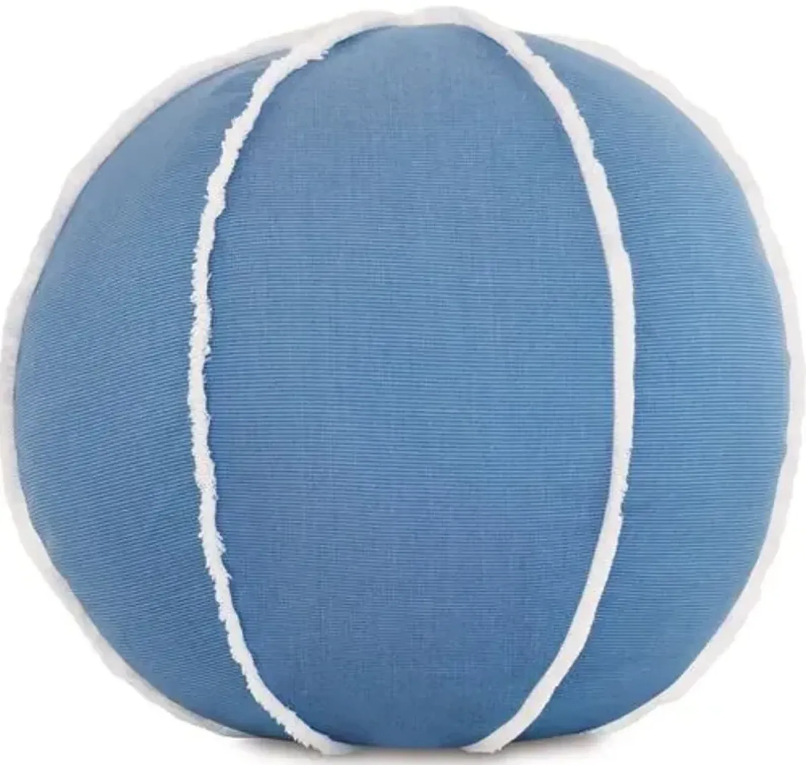 Lilo 12" Outdoor Ball Pillow - Blue/White