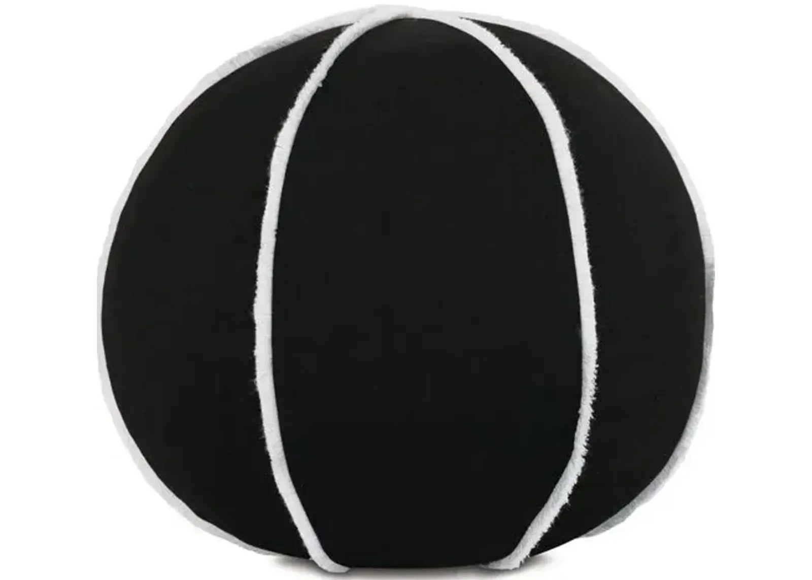 Lilo 12" Outdoor Ball Pillow - Black/White