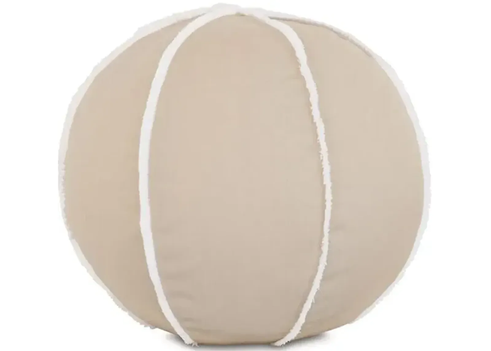 Lilo 12" Outdoor Ball Pillow - Neutral/White