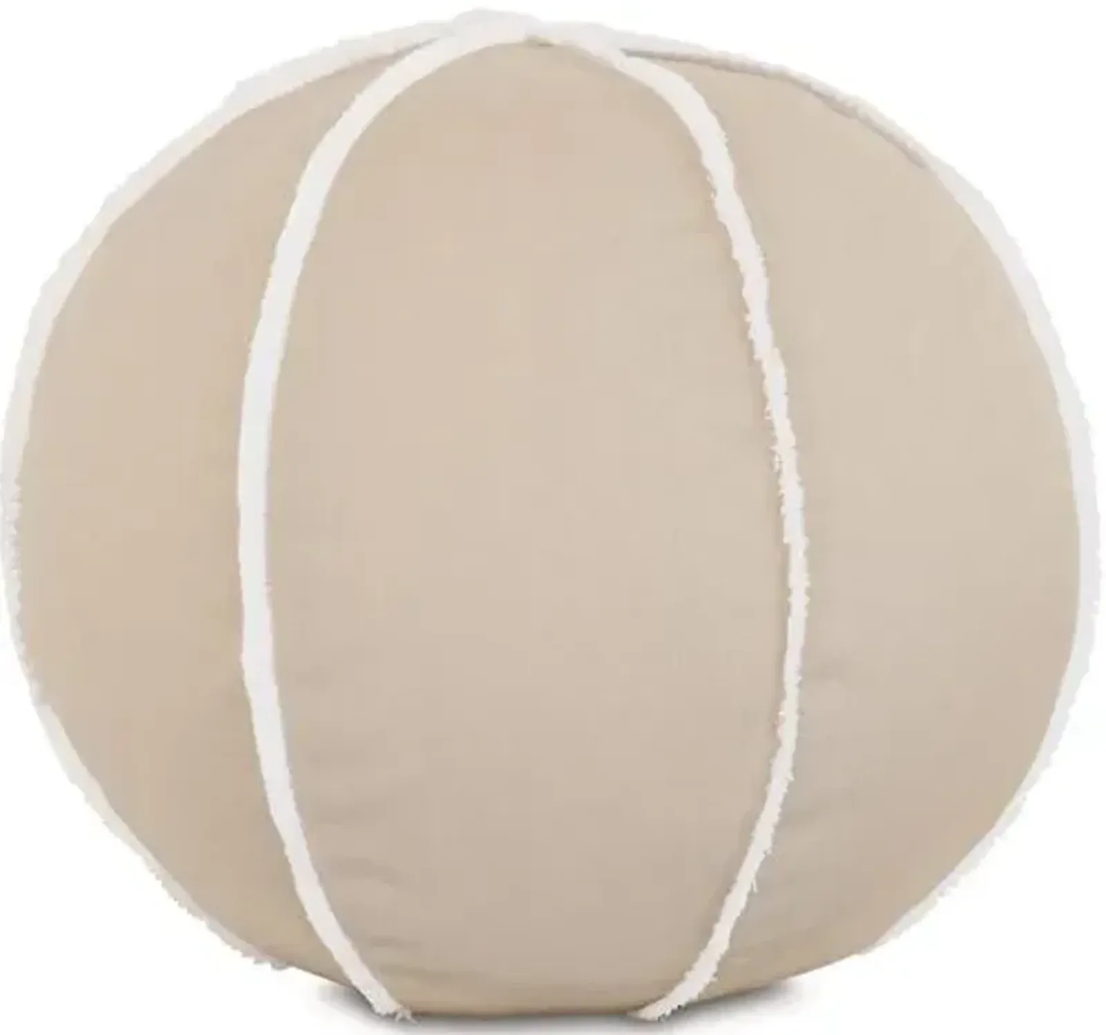 Lilo 12" Outdoor Ball Pillow - Neutral/White