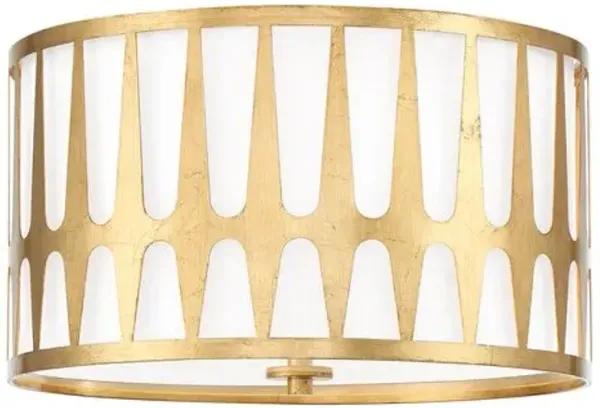 Royston 3-Light Ceiling Mount - Antique Gold - Crystorama