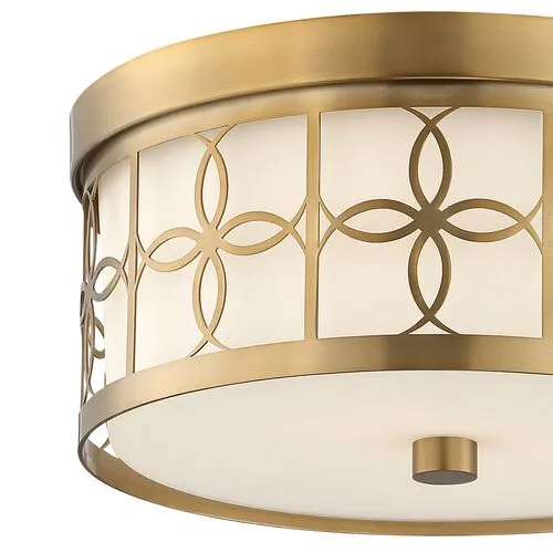 Anniversary 2-Light Ceiling Mount - Vibrant Gold - Crystorama