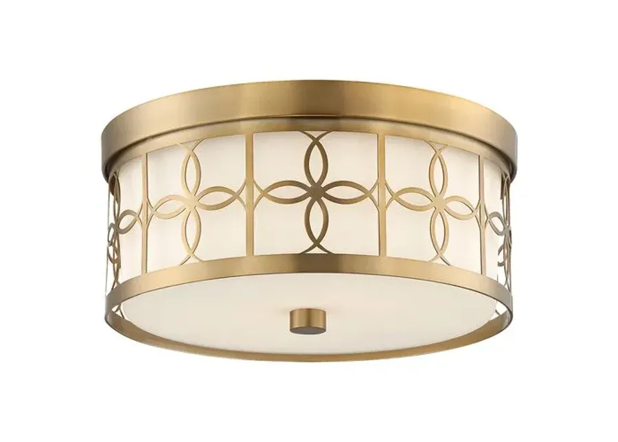 Anniversary 2-Light Ceiling Mount - Vibrant Gold - Crystorama