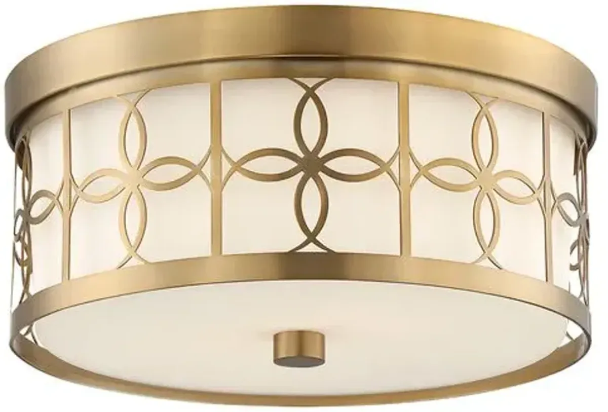 Anniversary 2-Light Ceiling Mount - Vibrant Gold - Crystorama