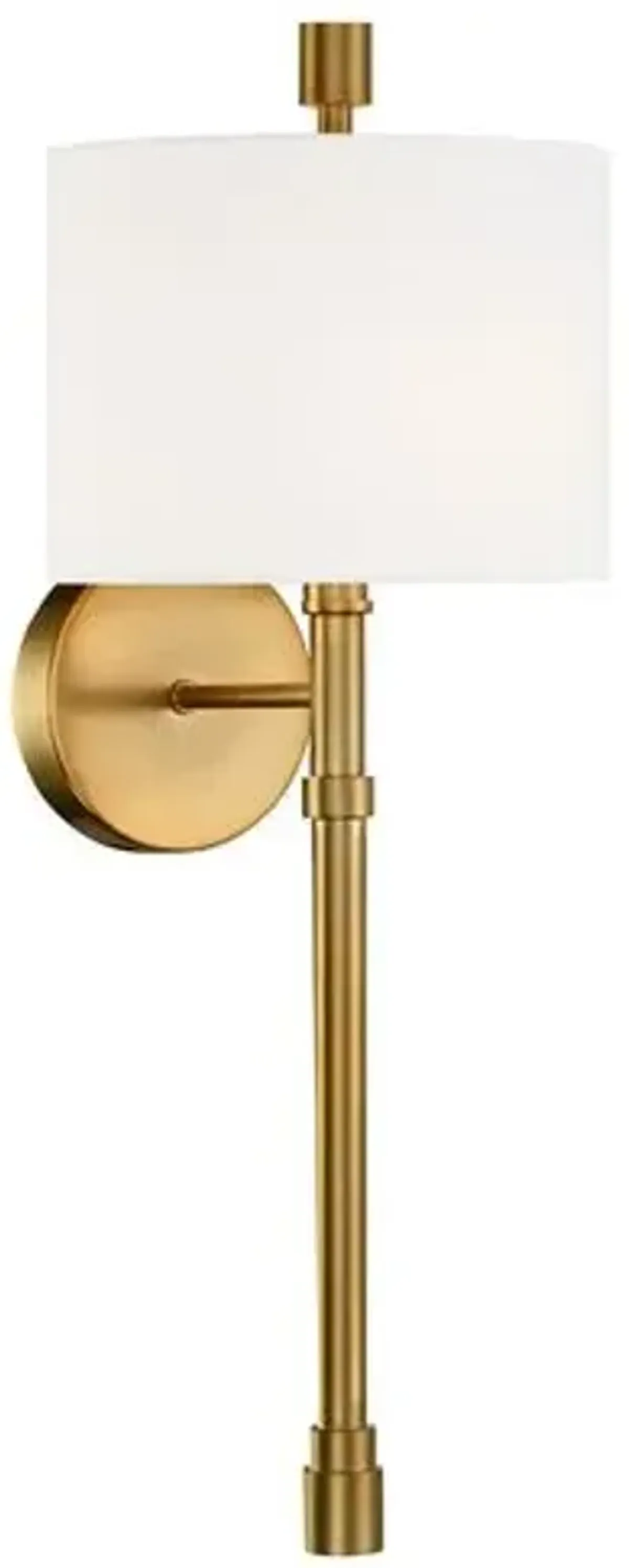 Rachel 1-Light Wall Sconce - Vibrant Gold - Crystorama