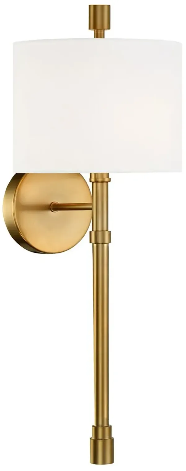 Rachel 1-Light Wall Sconce - Vibrant Gold - Crystorama