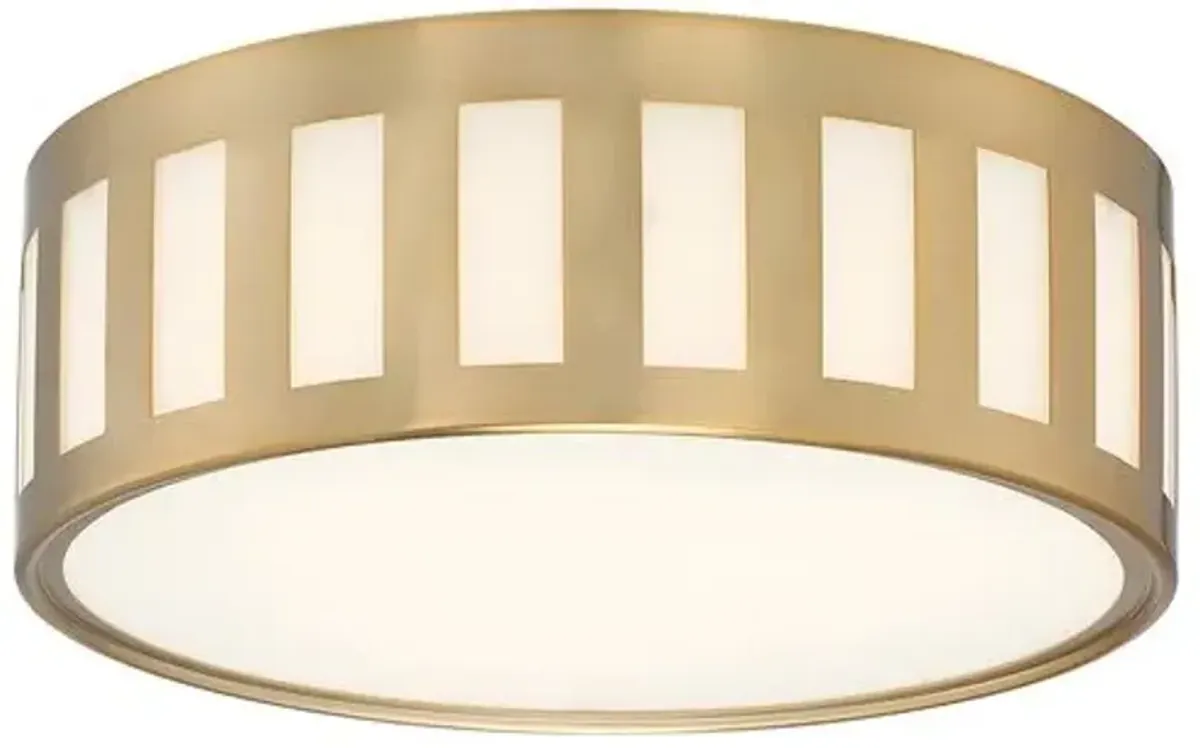 Kendal 3-Light Ceiling Mount - Vibrant Gold - Crystorama