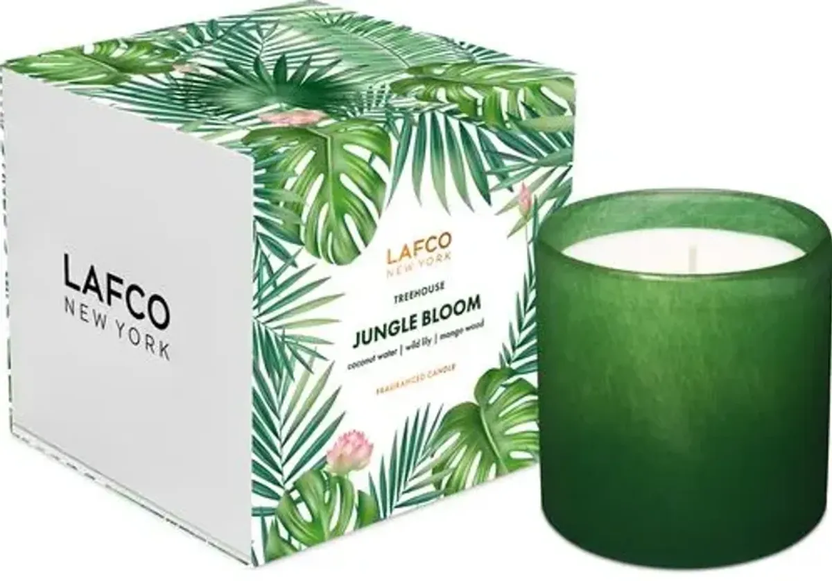 Jungle Bloom Candle - LAFCO New York - Green