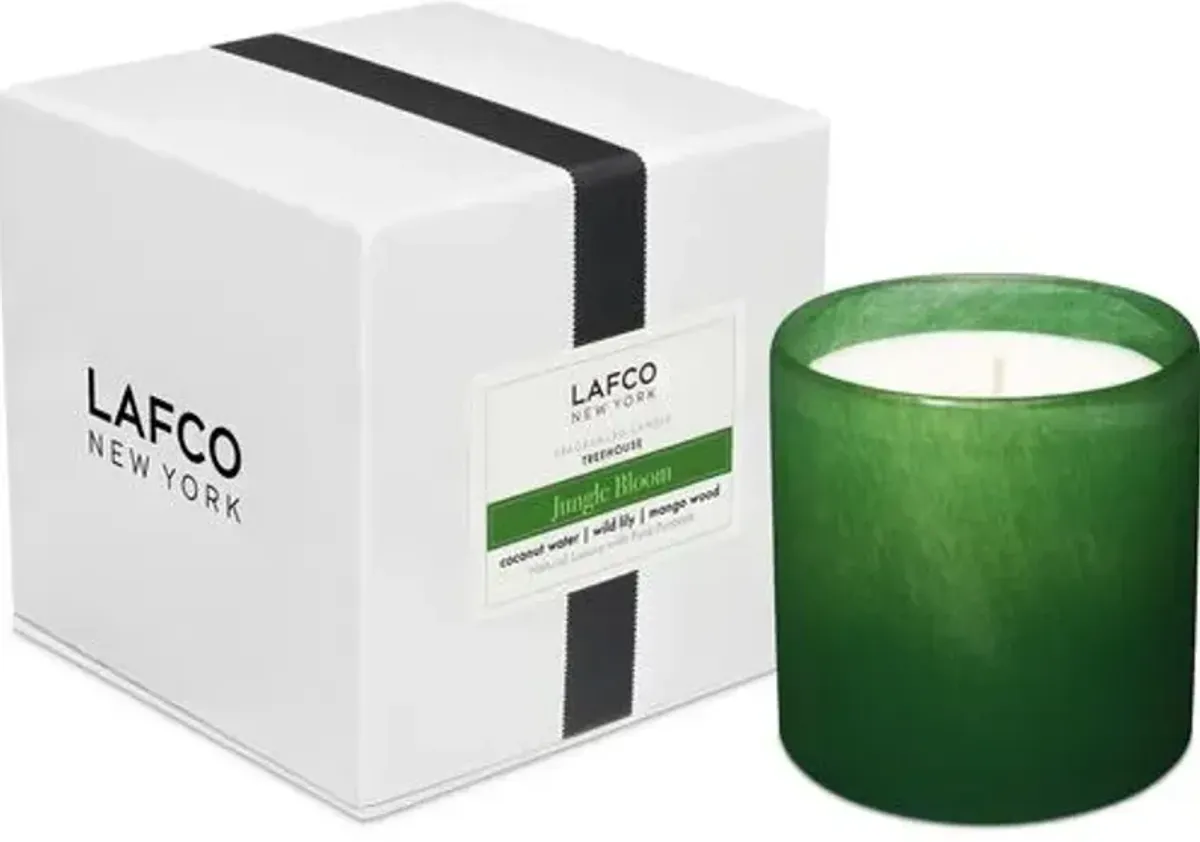 Jungle Bloom Candle - LAFCO New York - Green