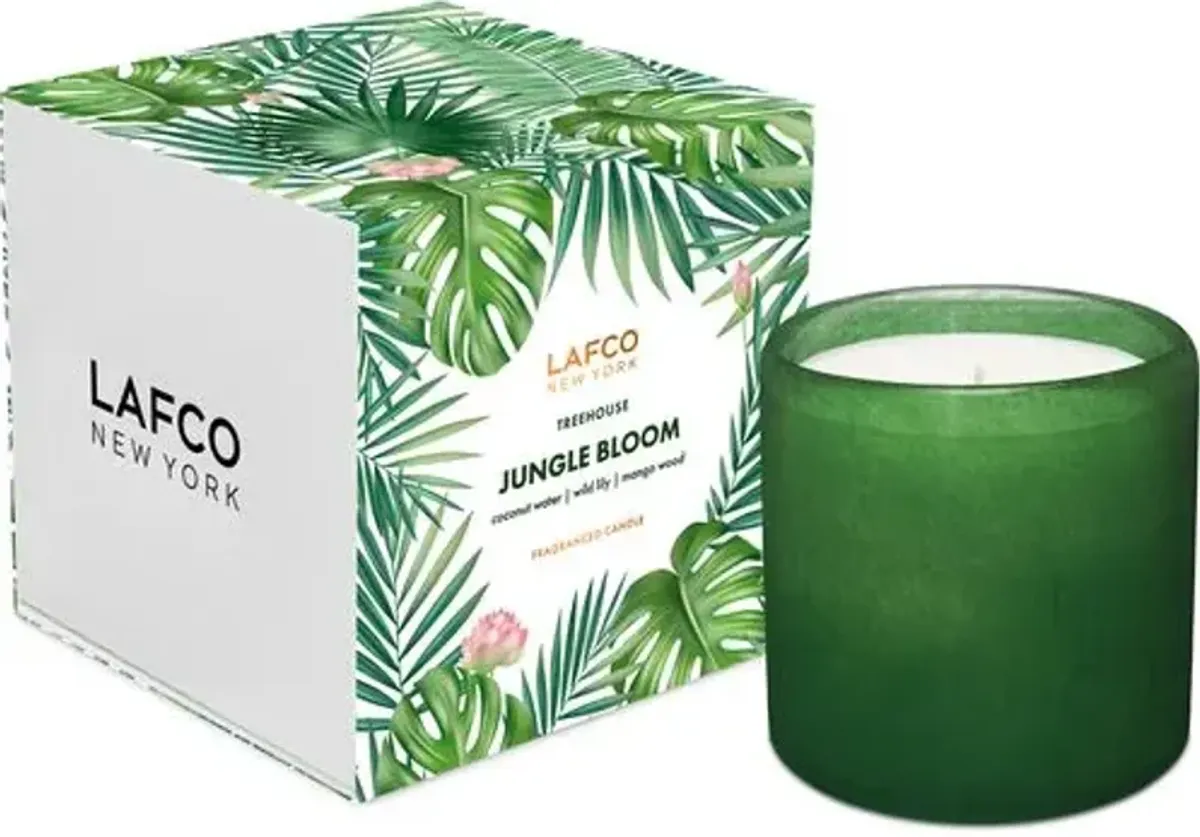 Jungle Bloom Candle - LAFCO New York - Green