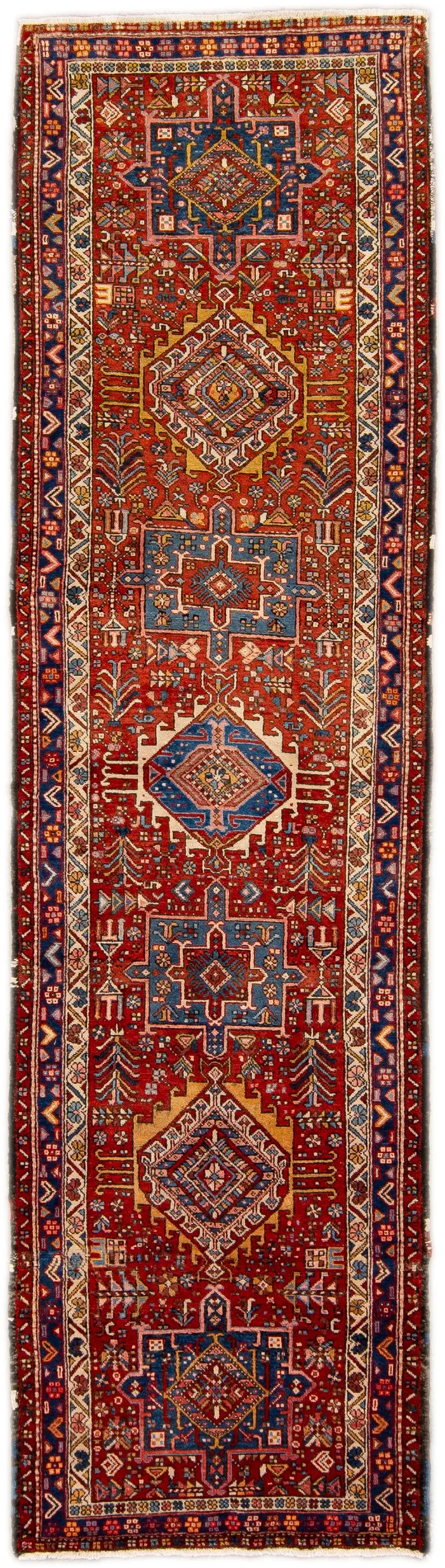 Heriz Red Persian Wool Runner - Apadana