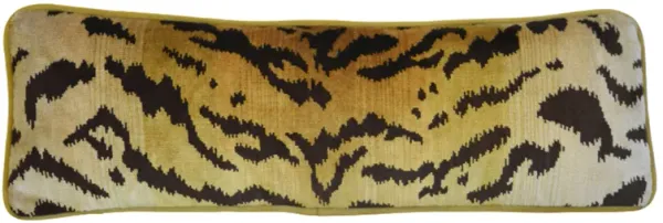 Scalamandré Le Tigre Tiger Velvet Pillow