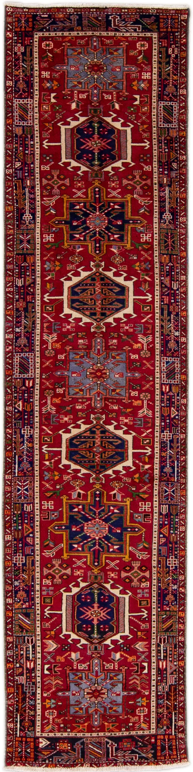 Red Heriz Persian Wool Rug - Apadana - Red