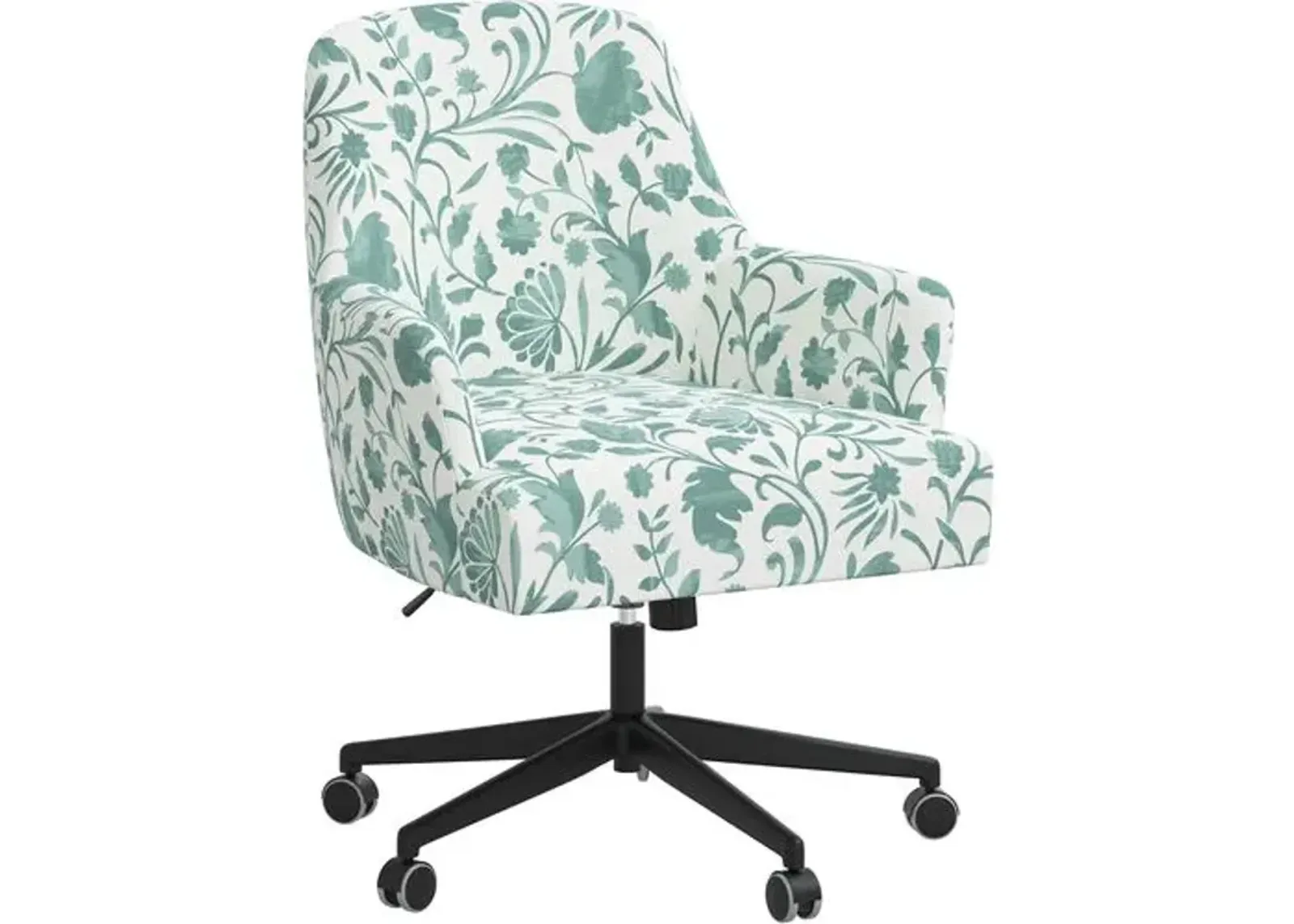 Darcy Desk Chair - Vine Floral - Green