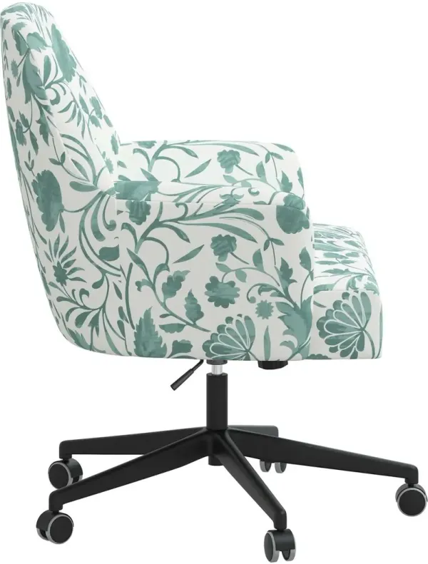 Darcy Desk Chair, Vine Floral