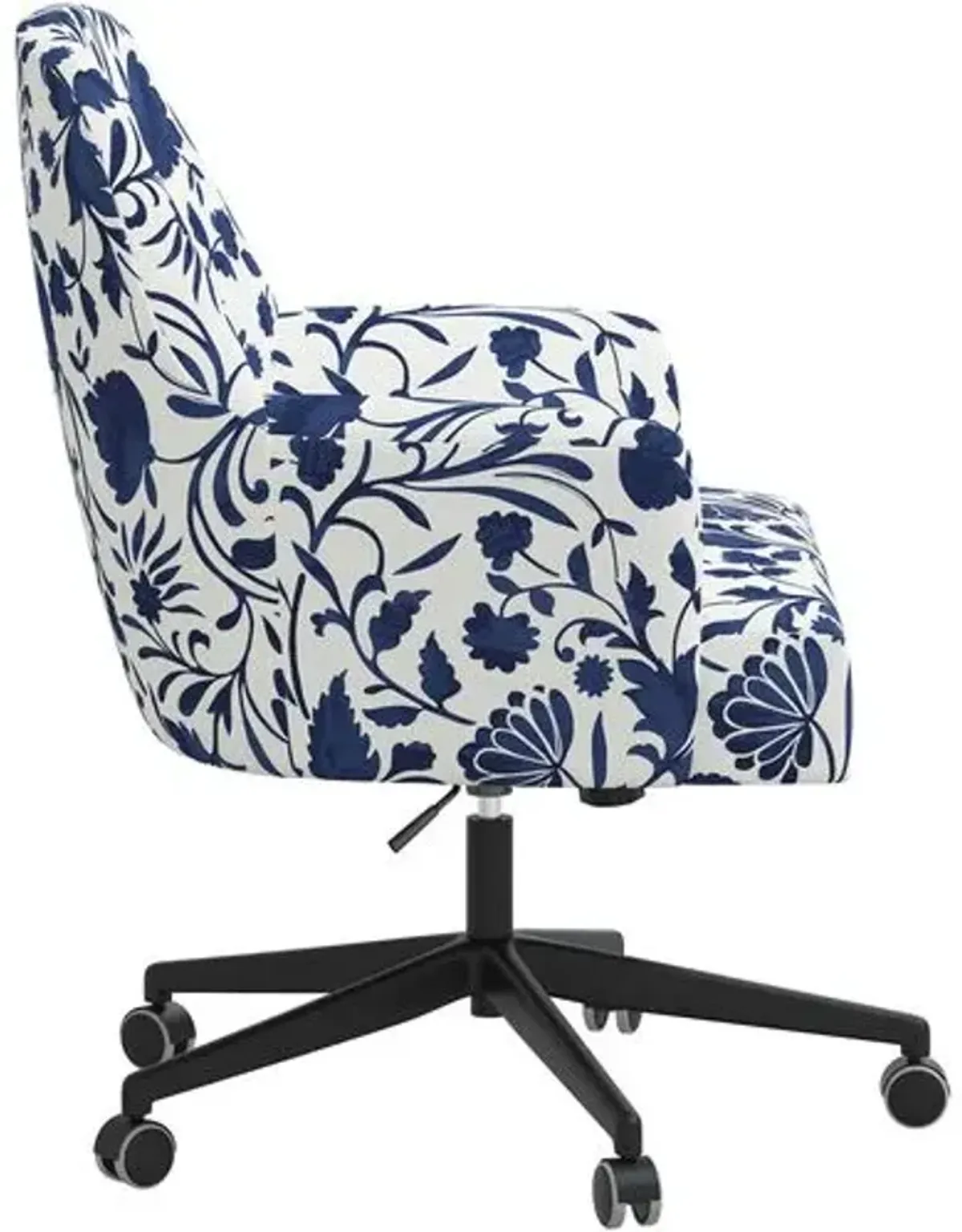 Darcy Desk Chair - Vine Floral - Blue