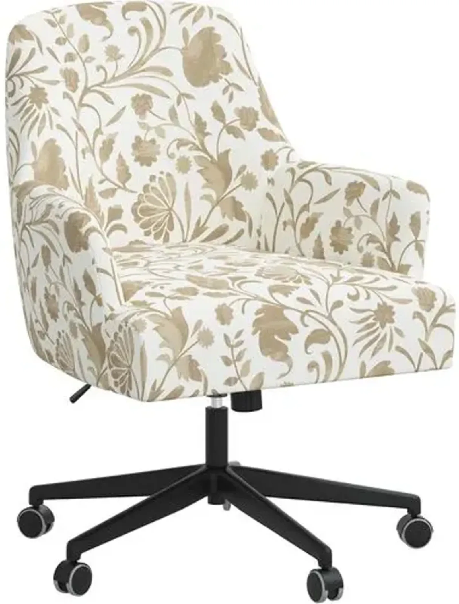 Darcy Desk Chair - Vine Floral - Beige