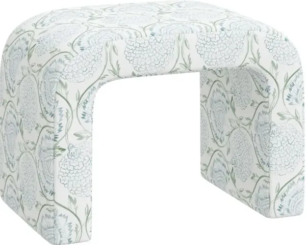 Celia Waterfall Ottoman, Ranjit Floral