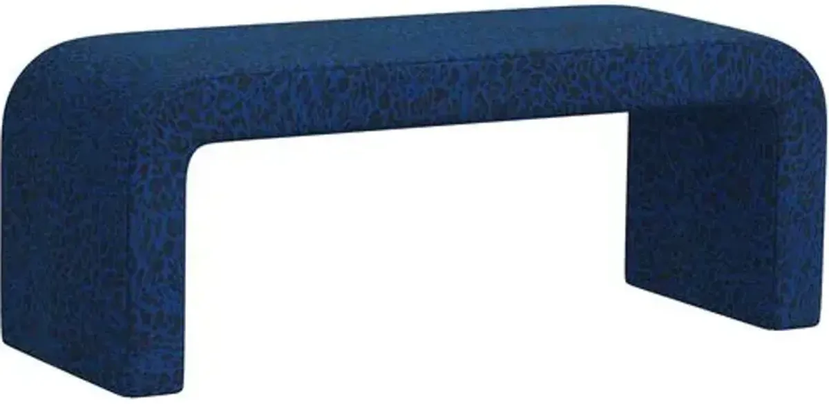 Celia Waterfall Pounce Bench - Blue