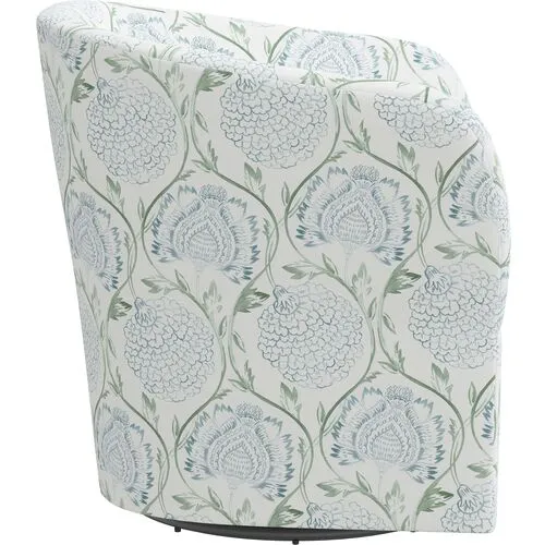 Zara Swivel Chair - Ranjit Floral