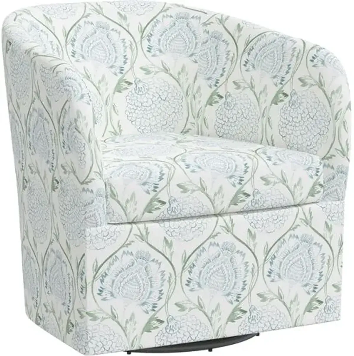 Zara Swivel Chair - Ranjit Floral