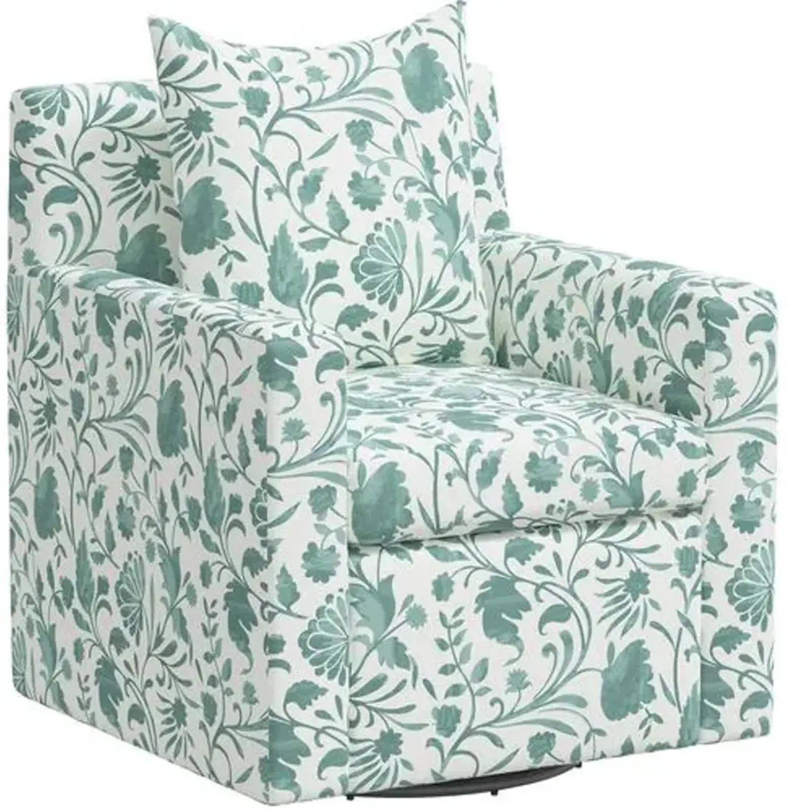 Willa Vine Floral Swivel Chair