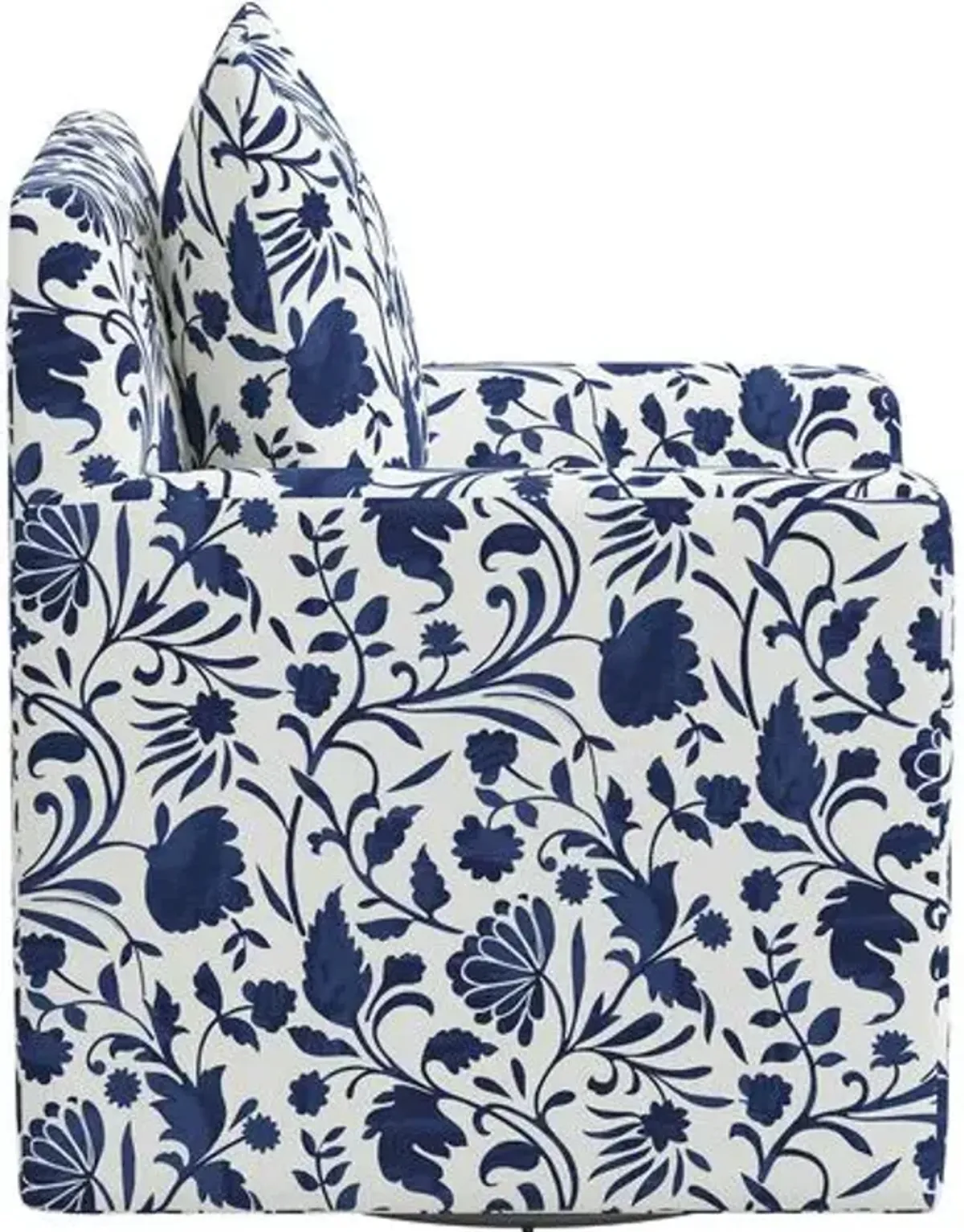 Willa Vine Floral Swivel Chair