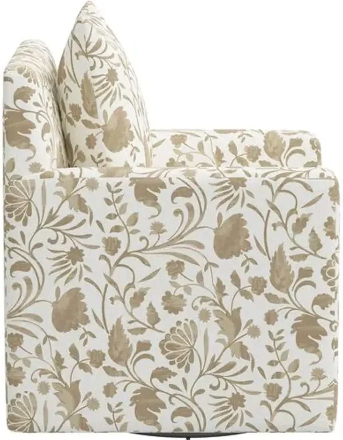 Willa Vine Floral Swivel Chair